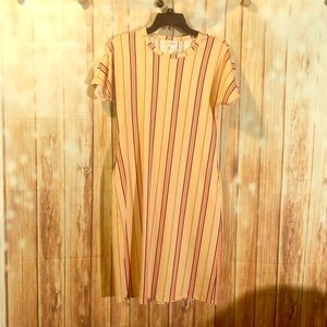 XS LulaRoe striped dress😍